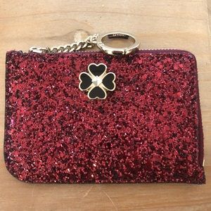 Kate Spade glitter card holder